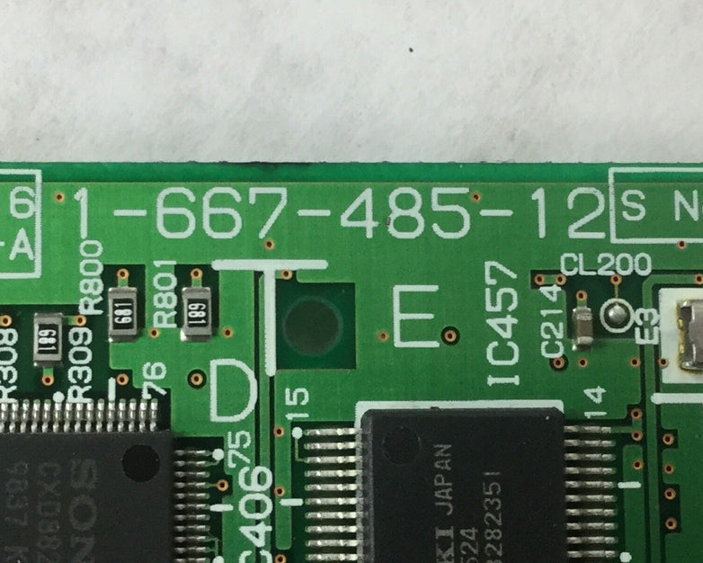 Genuine Sony Circuit Board (Removed from Betacam SX) 1-667-485-12 (A811355T)