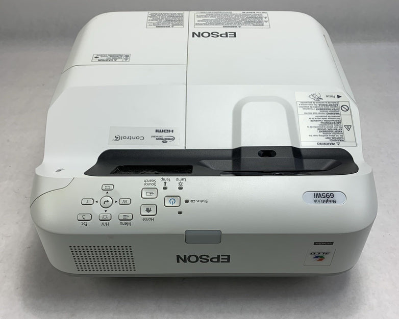 Epson PowerLite 695Wi H740A LCD Lamp Projector 6228 Lamp Hours - No Remote