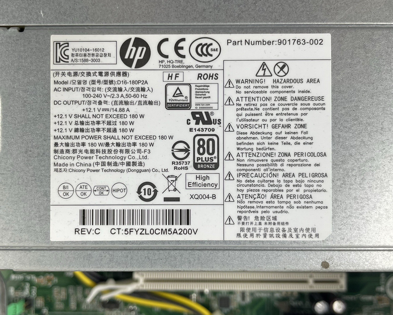 HP EliteBook 800 G3 SFF i5-6500 3.20 GHz 8 GB RAM No HDD/OS - Bad USB