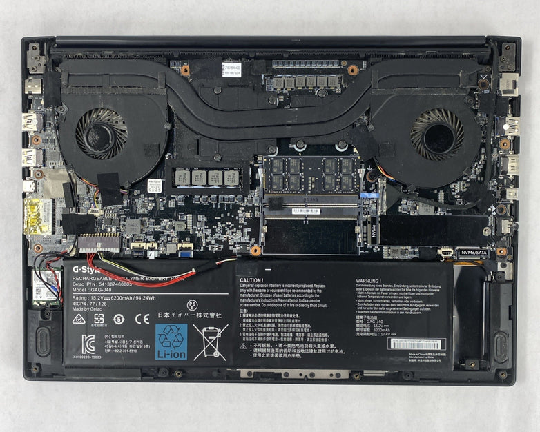 Gigabyte Aero 15WV8 15.6" Core i7-8750H 2.20 GHz 16GB RAM GTX 1060 No HDD No OS