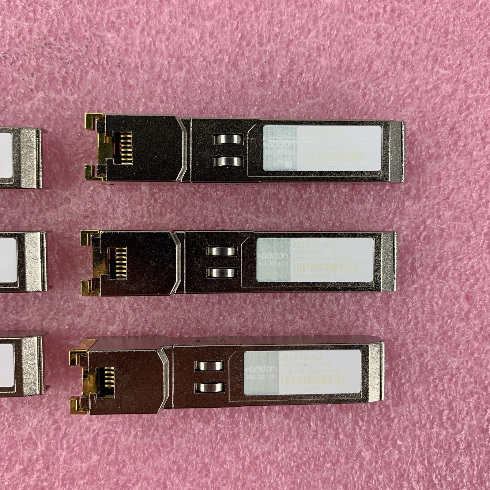 Addon J8177C-AO 10/100/1000Base-TX SFP Transceiver HP Lot of 6x