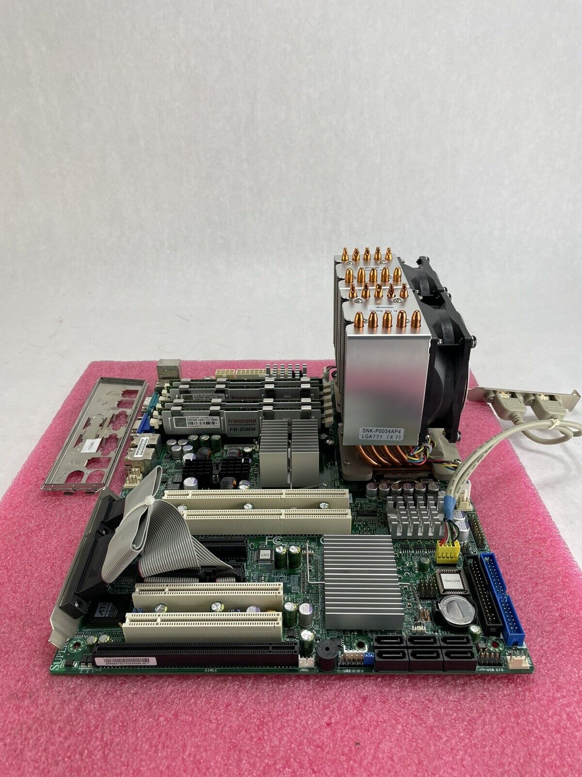 Advantech X7DVL-E Motherboard Intel 2x Xeon E5335 2GHz 8GB RAM w/Shield