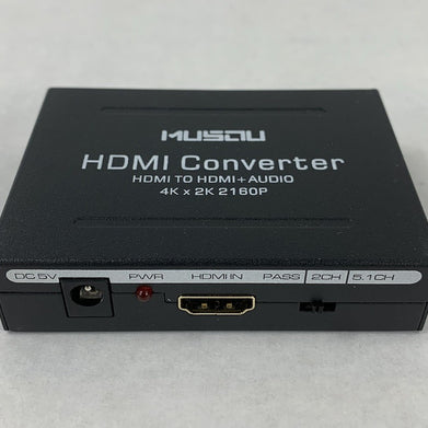 Musou HDMI To HDMI + Audio 4K x 2K 2160P Converter