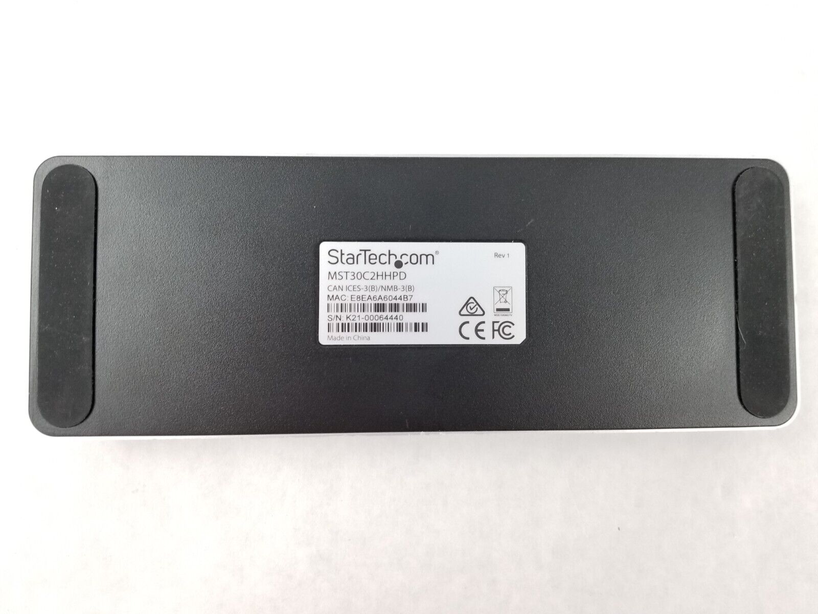 StarTech MST30C2HHPD Dual Monitor USB-C Docking Station No AC Adapter