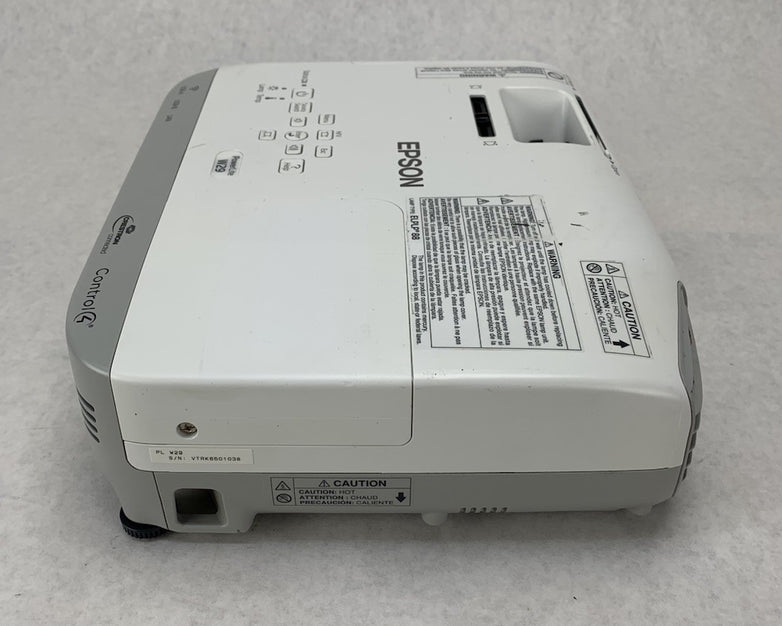 Epson PowerLite W29 H690A LCD Lamp Projector 3443 Lamp Hours - No Remote