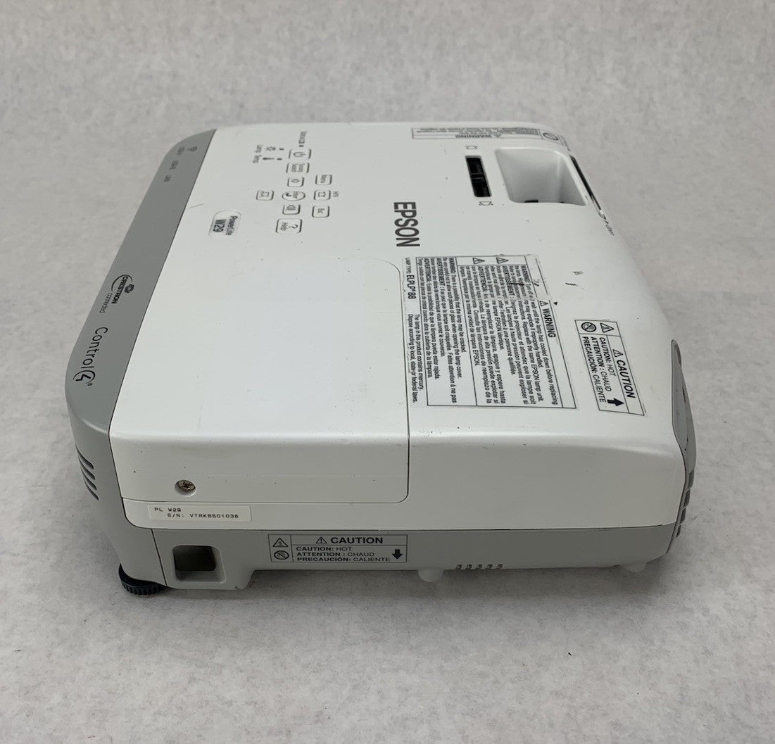 Epson PowerLite W29 H690A LCD Lamp Projector 3443 Lamp Hours - No Remote5