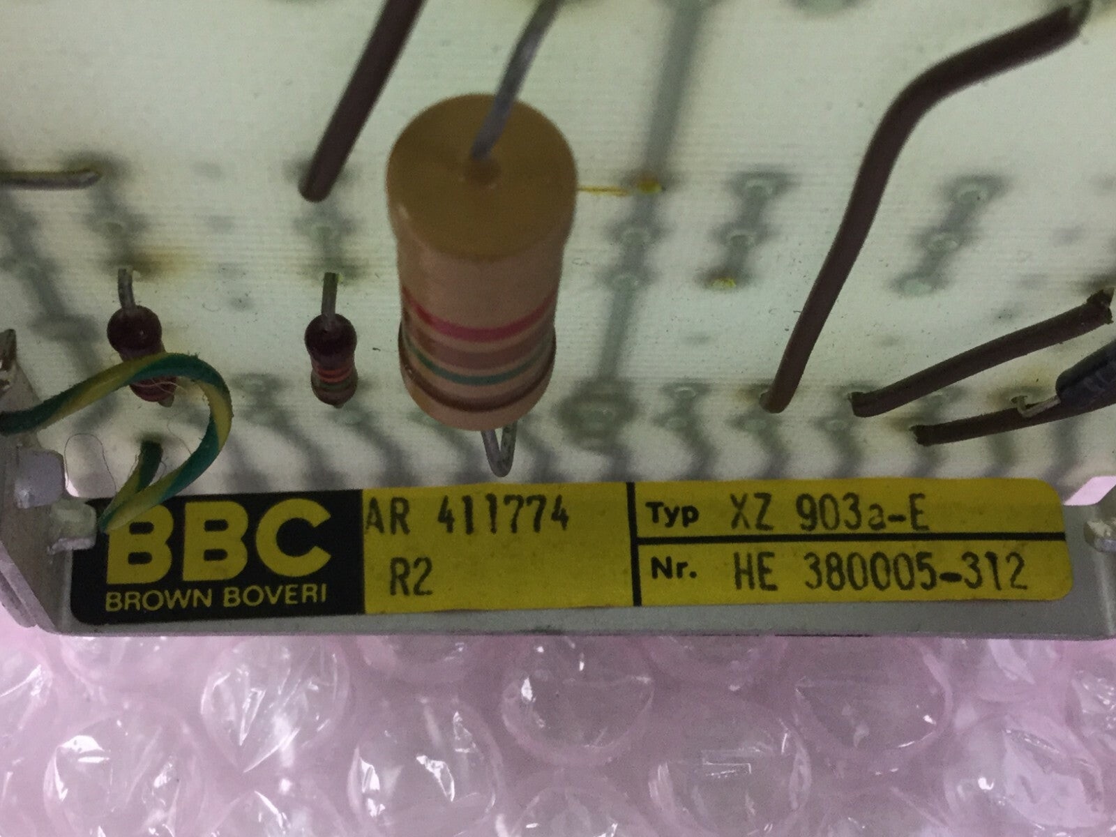 BROWN BOVERI  AR 411774 XZ903a-E