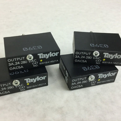 Taylor 6001BA14521A E58169  LR35852  Lot of 4