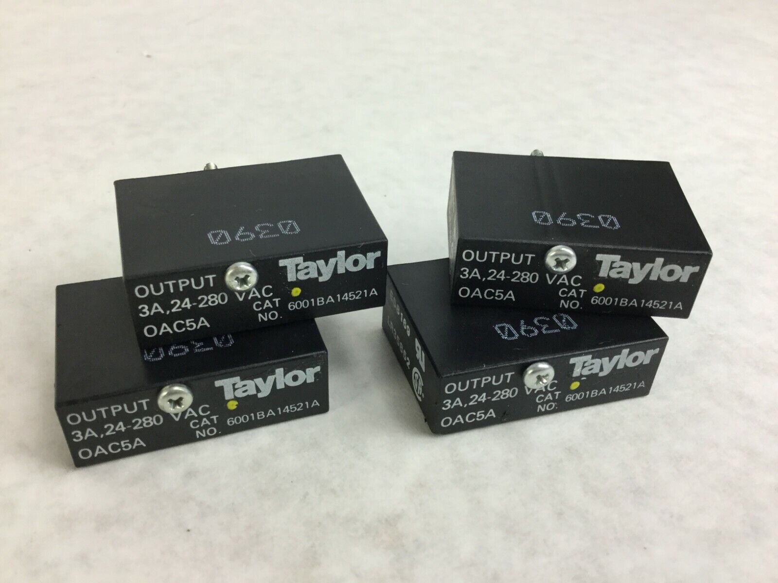 Taylor 6001BA14521A E58169  LR35852  Lot of 4