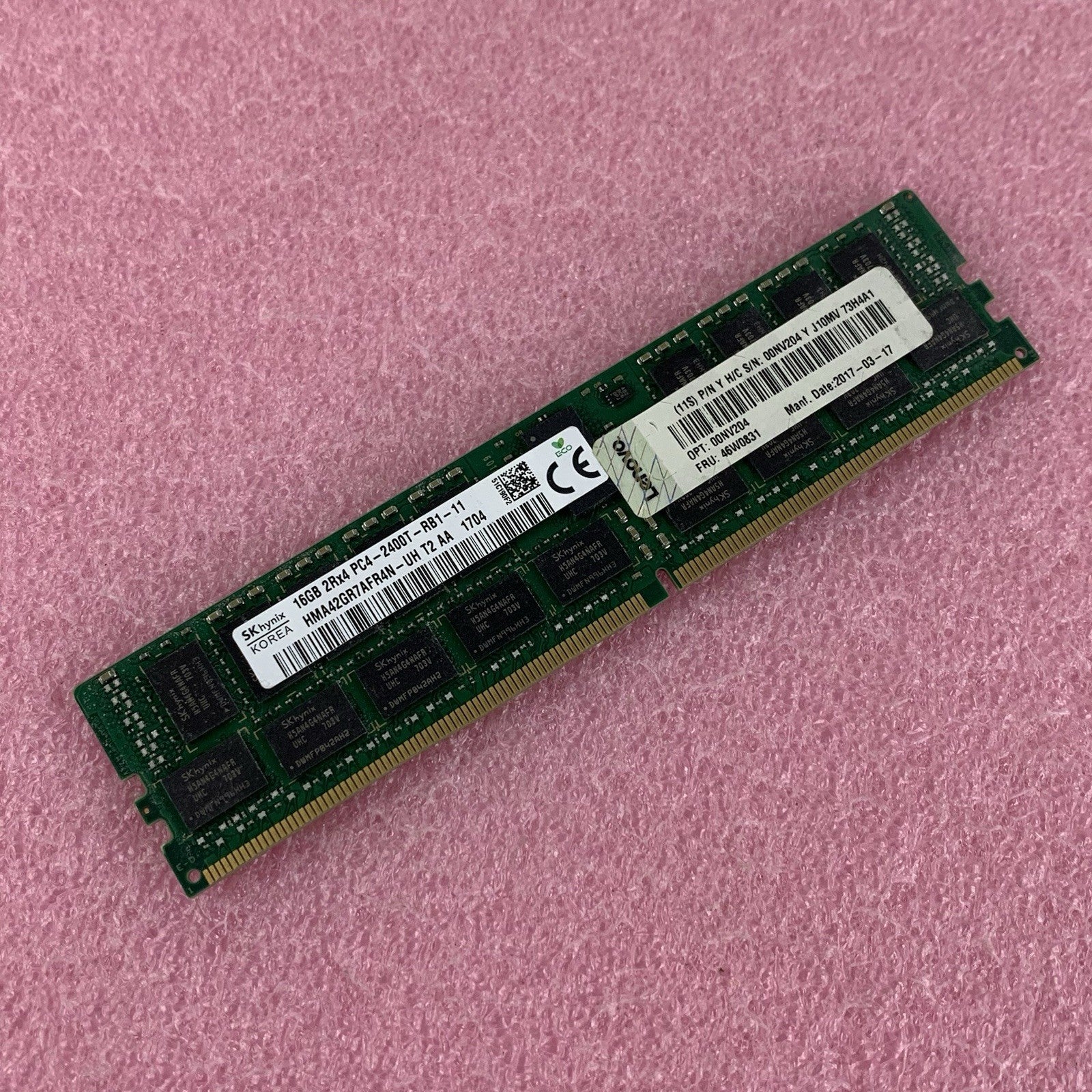SK hynix HMA42GR7AFR4N-UH T2 16 GB 2Rx4 PC4-2400T Server  Memory RAM0
