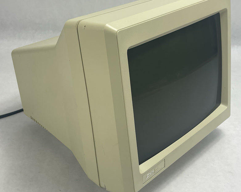Zenith ZVM-1220-A 12" Amber Composite CRT Monitor Retro Tested Working