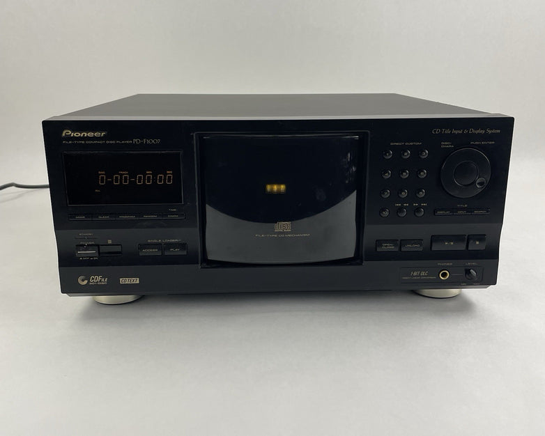 Pioneer PD-F1007 301 Disc CD/Disc Player Tested and Working