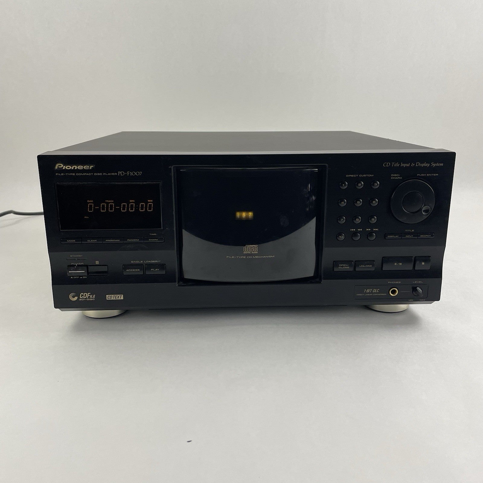 Pioneer PD-F1007 301 Disc CD/Disc Player Tested and Working1