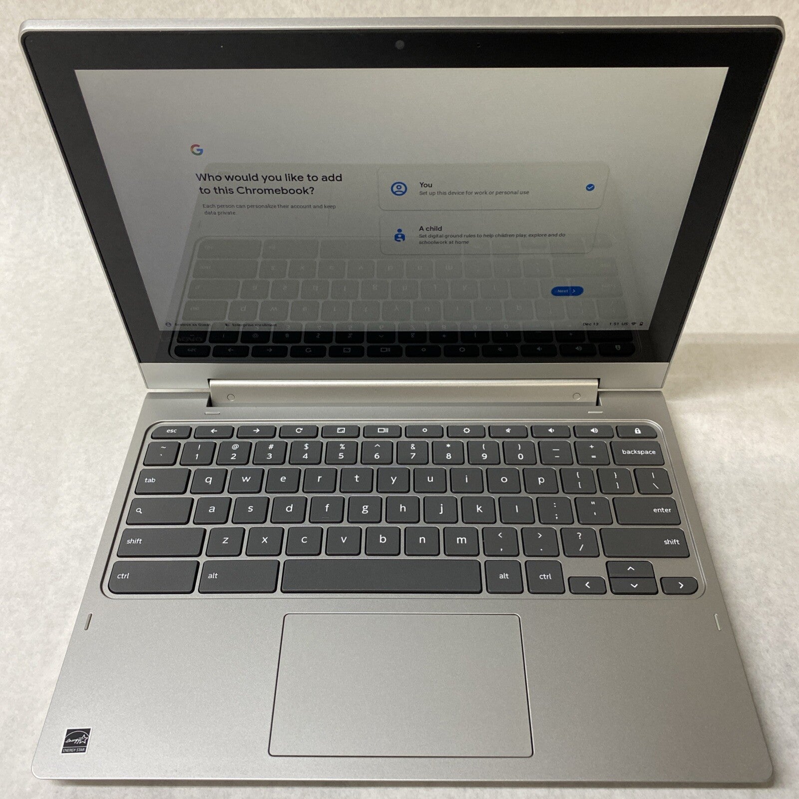 Lenovo IdeaPad 3 CB 11M735 11.6" Touch MT8173C 1.1GHz 4GB RAM No AC READ1