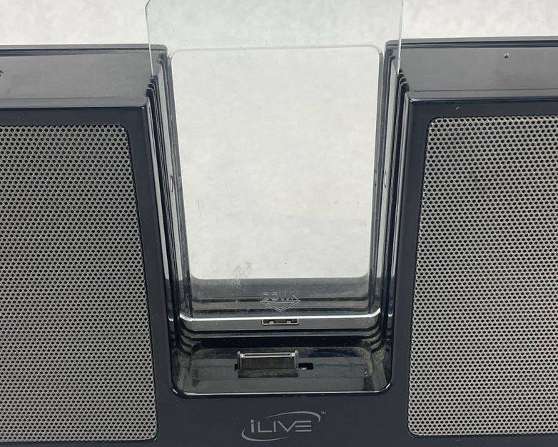 iLive ISPK2806 Black Amplified Speaker Docking System for iPod & iPod Nano