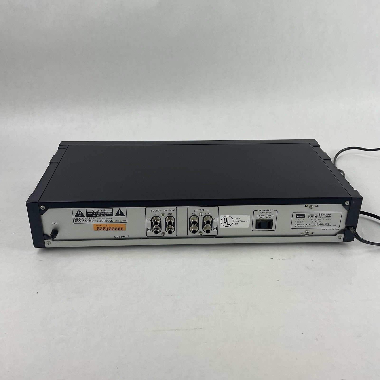 Sansui SE-300 Analog Stereo Graphic Equalizer Black7