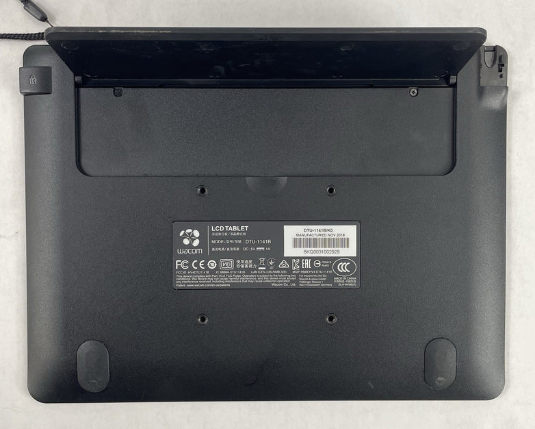 Wacom DTU-1141B 10.1" FHD Drawing Tablet - No Power Cord & Cord Cover
