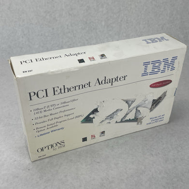IBM PCI Ethernet Adapter EN 237 10 Mbps 1 Port RJ45 PCI Card Network