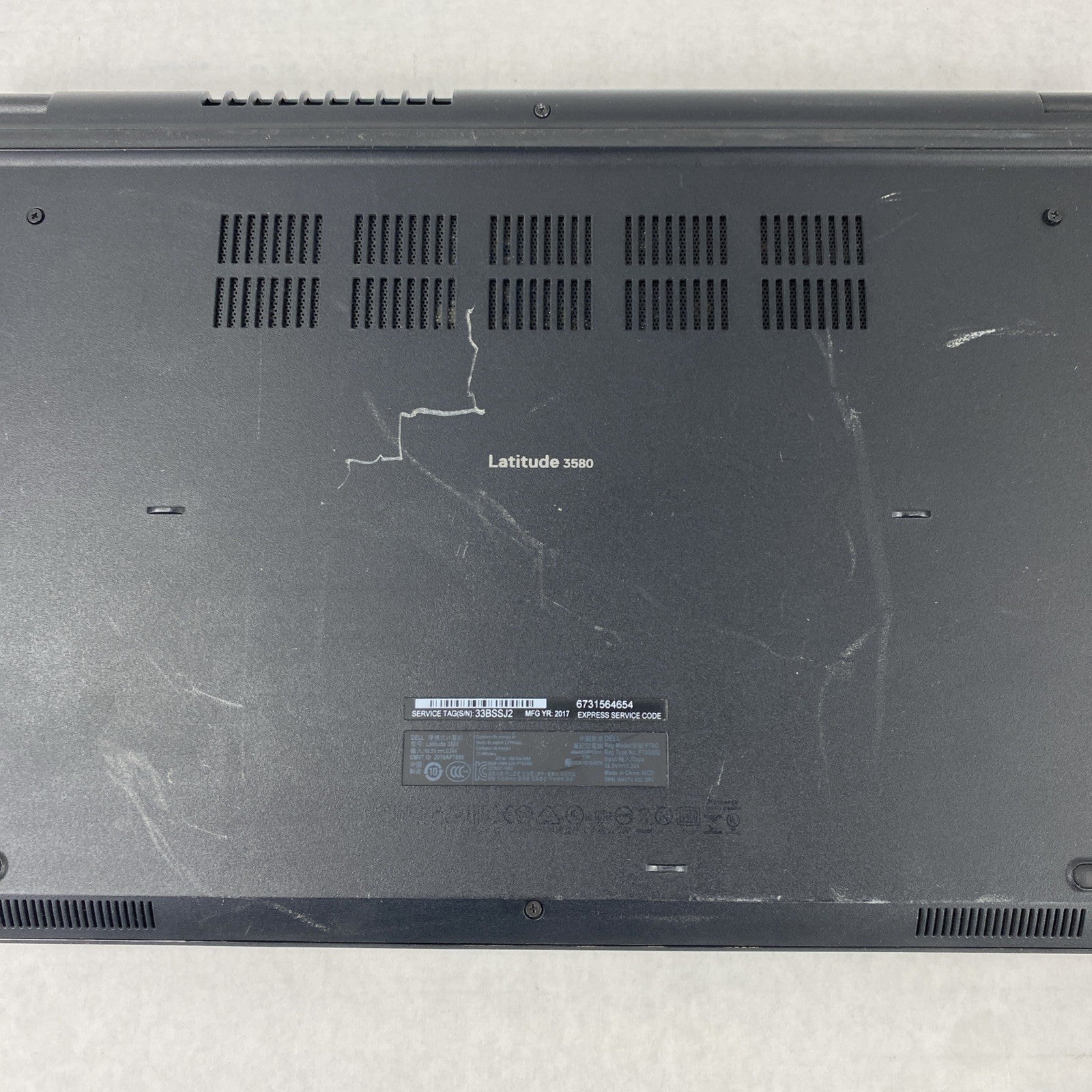 Dell Latitude 3580 Intel Core i3-6006U 2.00 GHz 8 GB RAM 15.6" No HDD No OS