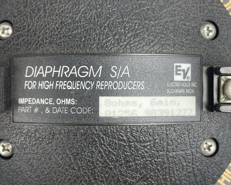 ElectroVoice EV DH1A High Frequency Horn Driver Speaker