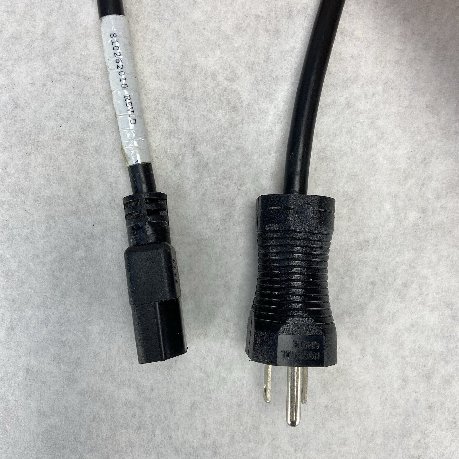 GAMBRO BCT Trima 81000 Power Cord with Cable Clamp 12 FT Hospital Grade