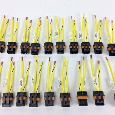 2 Pin 2 Way Boat Car Truck Electrical Connector 10G Wire Plugs (Lot of 20)