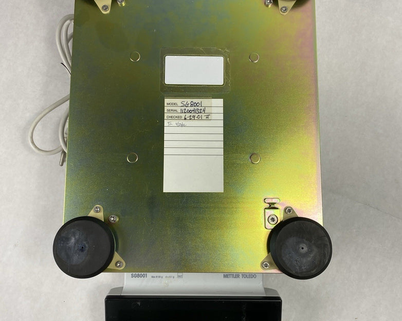 Mettler SG8001 Analytical Lab Scale Digital Balance Benchtop