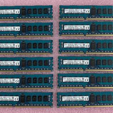 SK Hynix HMT351R7EFR8A-H9 T8 4 GB 2Rx8 PC3L-10600R Server Memory Lot of 12