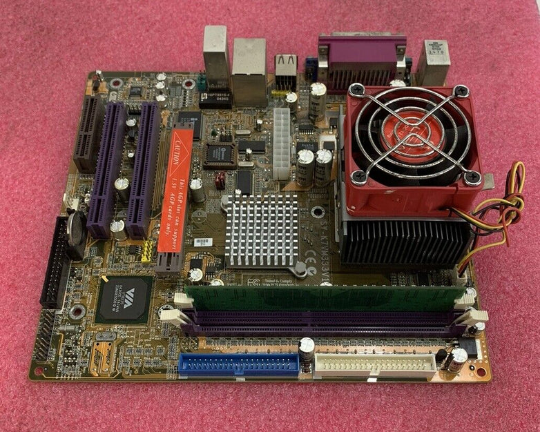 SOYO SY-K7VM333 Motherboard mATX AMD Sempron 2500T 1.75GHz 256MB RAM w/ Shield