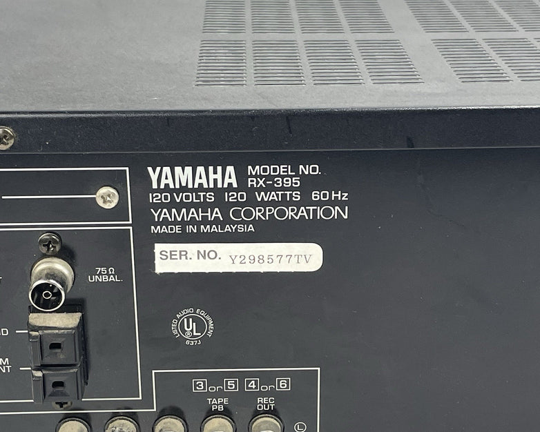Yamaha RX-395 Natural Sound Stereo AM/FM Receiver Tested