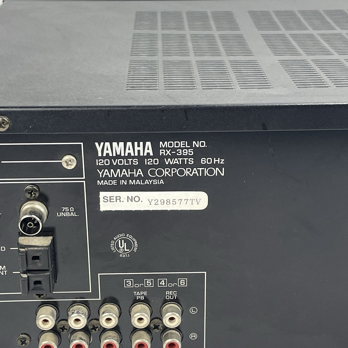 Yamaha RX-395 Natural Sound Stereo AM/FM Receiver Tested5