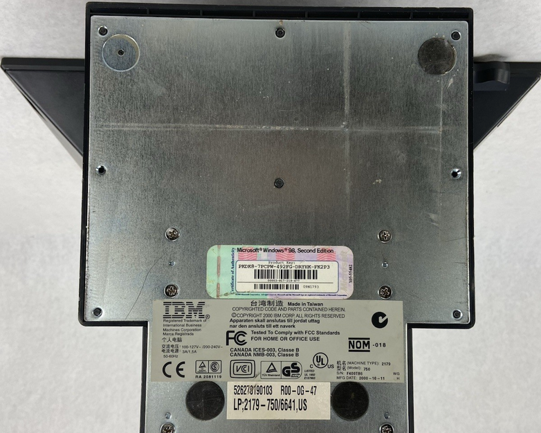 IBM 2179-750 AIO Intel Pentium III 600MHz 176MB RAM No HDD No OS