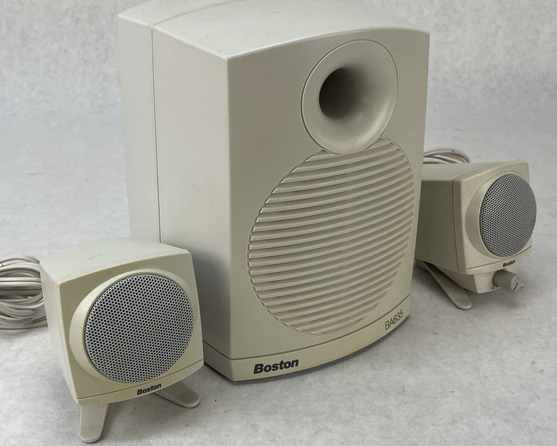 Boston Acoustics BA635 2.1 Speaker Tested No Power Cord
