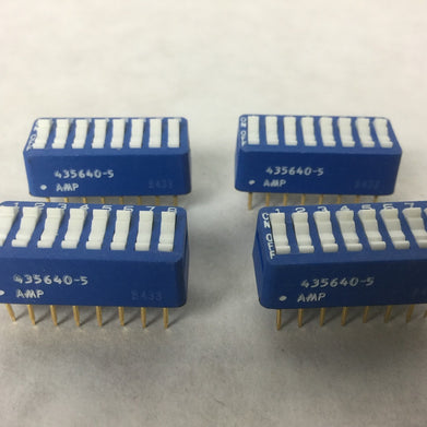 AMP 435640-5 Rocker Switch, Lot of 4, NEW