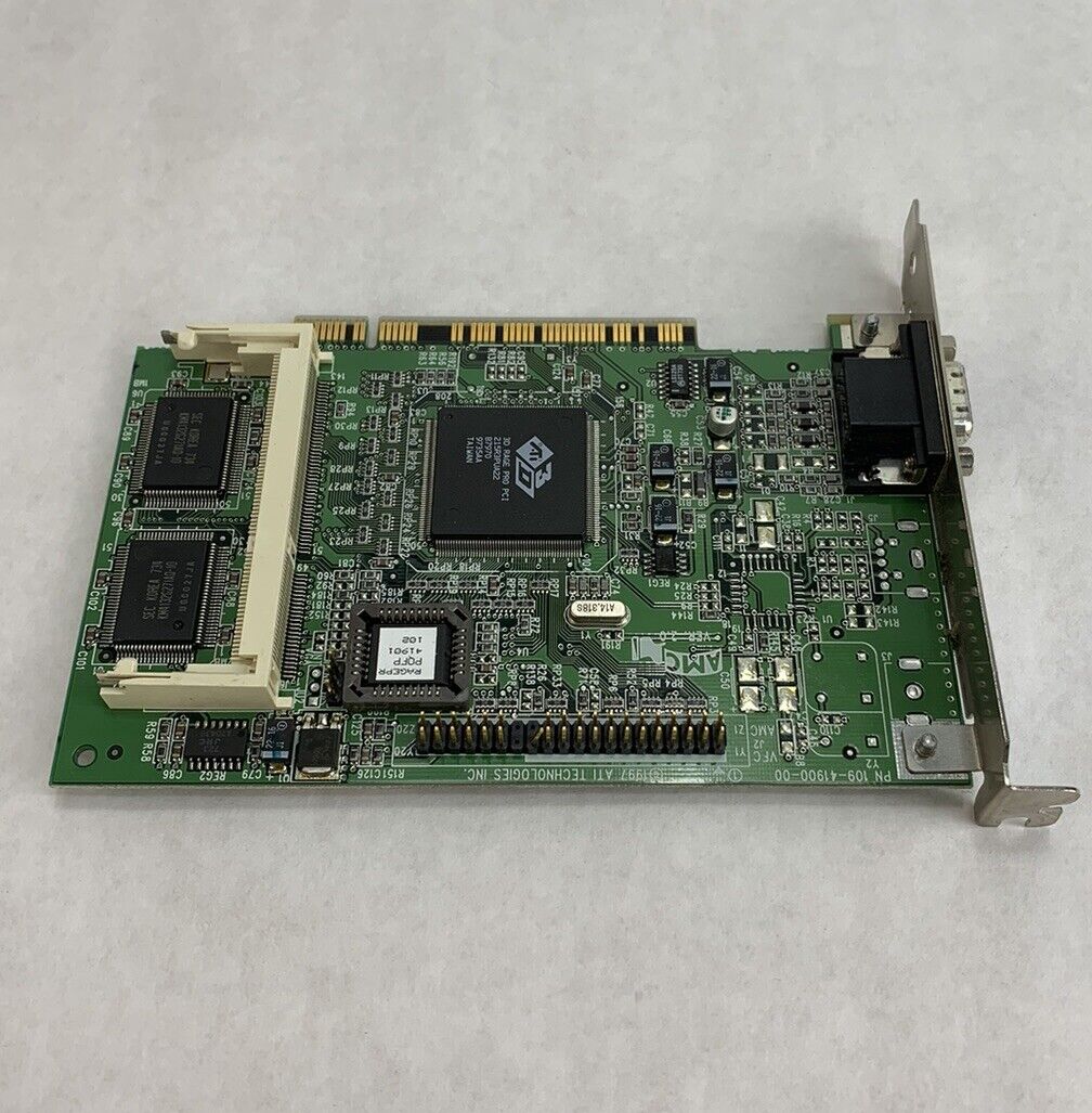 ATI 109-41900-00 GPU VGA W/ Memory Module Slot