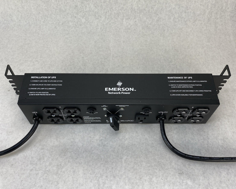 Emerson MP2-115A Liebert MicroPOD AC Power System 120V 12A