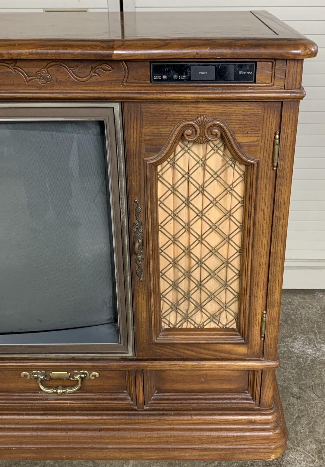 Zenith TV SB2777P 1985 Advanced System 3 Color Television Built in Speakers