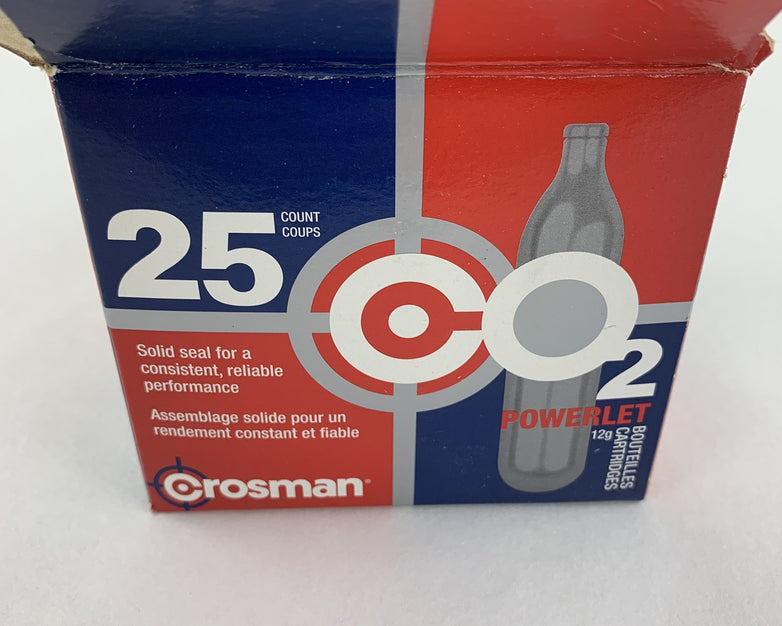 Crosman 15 Count Box 12G CO2 Powerlet Cartridges For Air Guns New