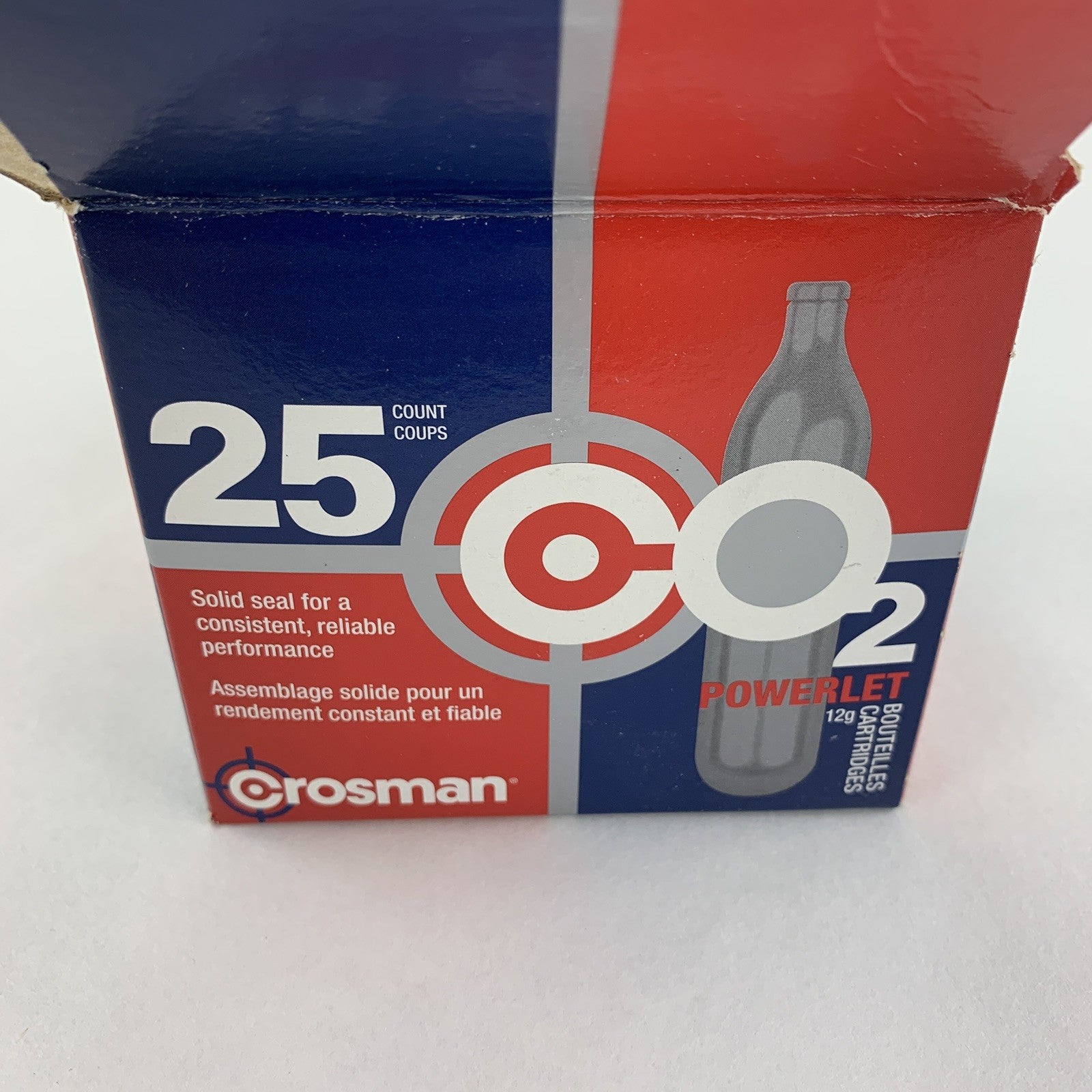 Crosman 15 Count Box 12G CO2 Powerlet Cartridges For Air Guns New