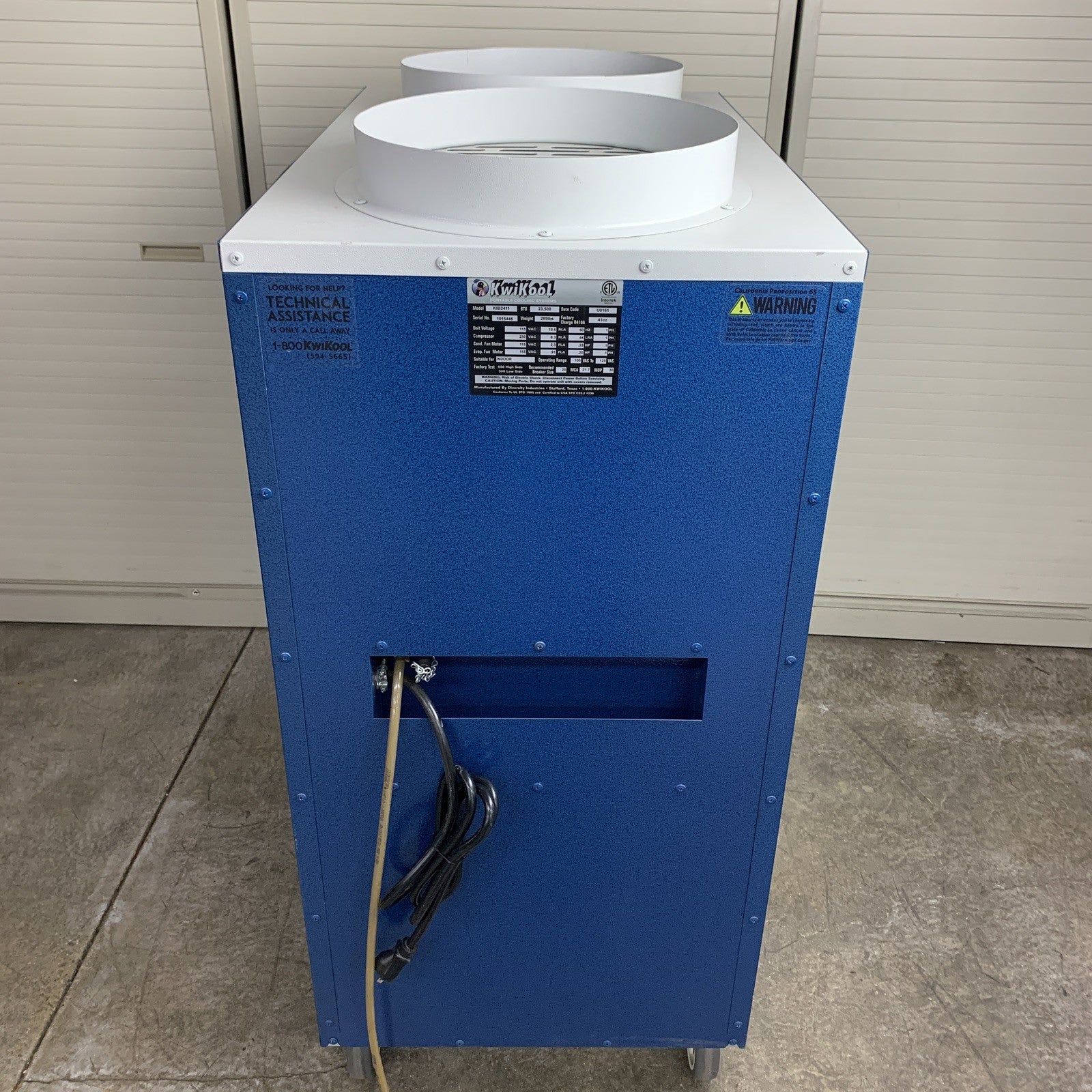 Kwikool KIB2411 Portable A/C Blows Air Not Cooled