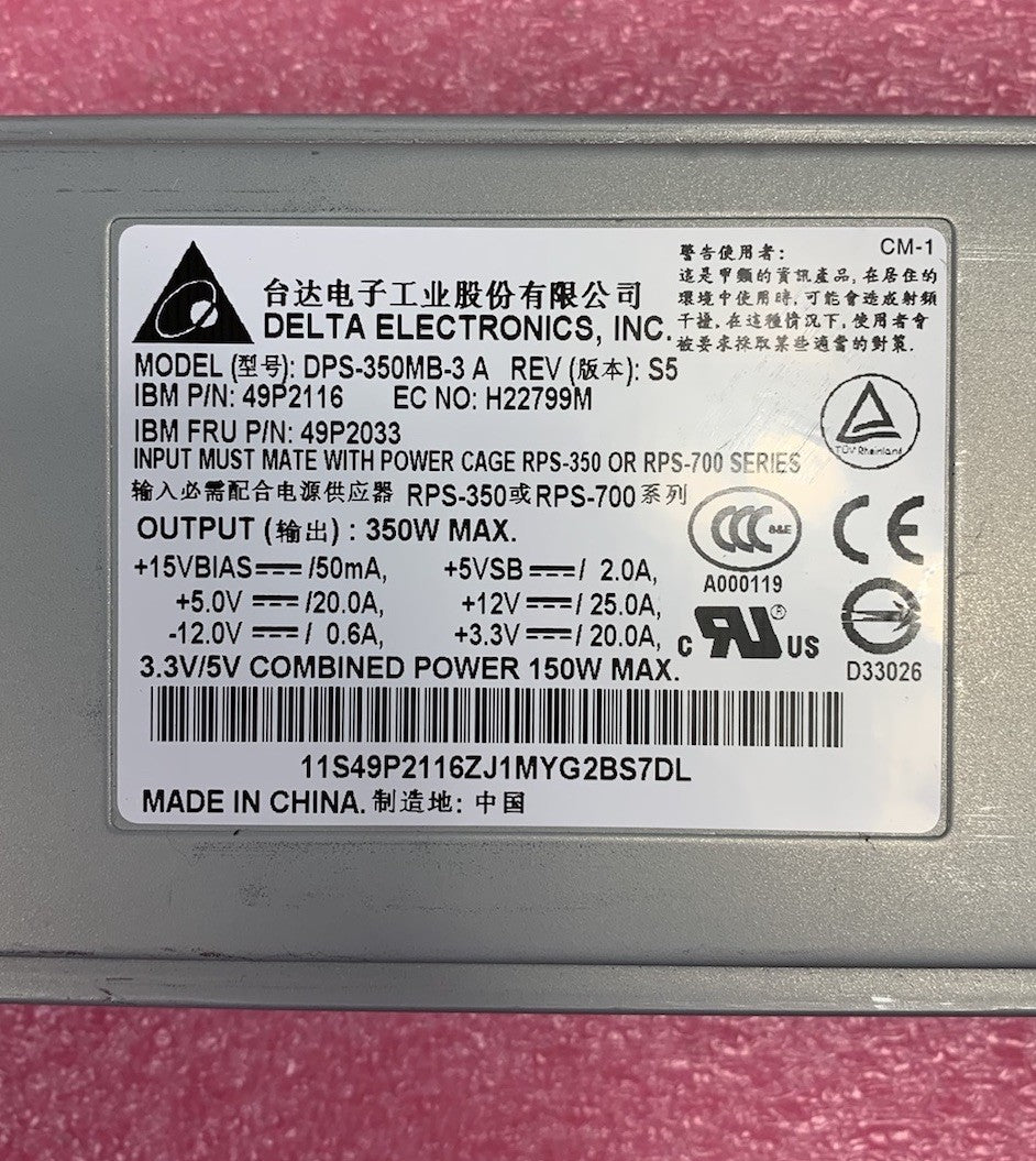 Delta Electronics DPS-350MB-3 A Rev S5 Power Supply