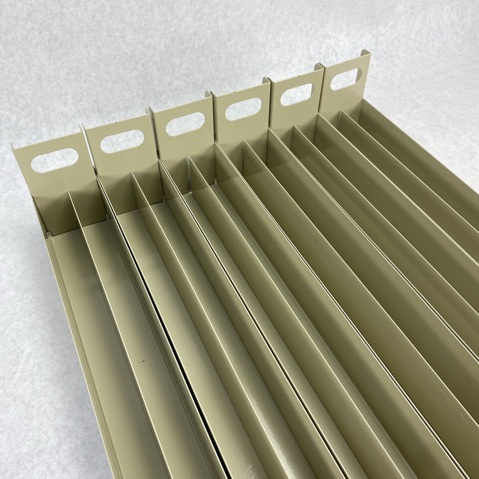 Fisherbrand 07212103 Six Microscope Slide Storage Divided Drawers Light Tan3