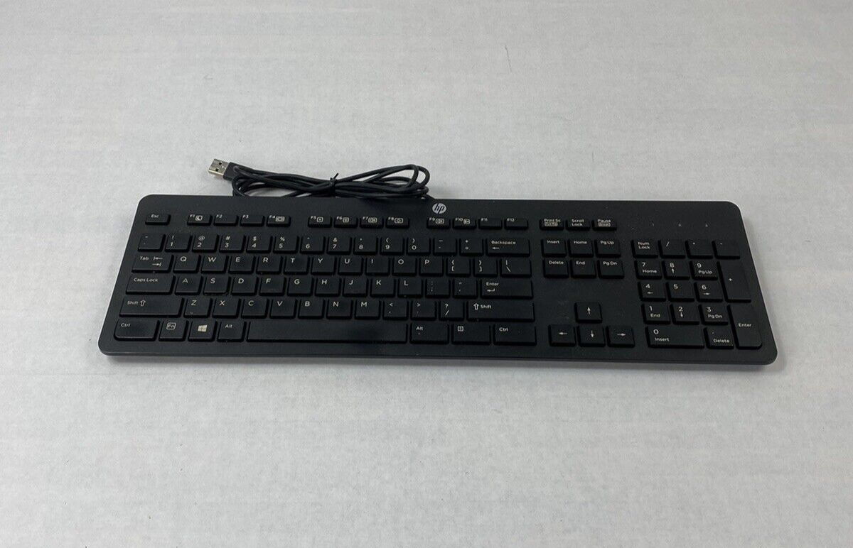 Lot of 3 HP PH0U USB Slim Keyboard Tested