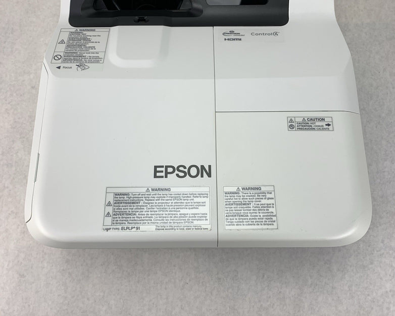 Epson PowerLite 695Wi H740A LCD Lamp Projector 2502 Lamp Hours - No Remote