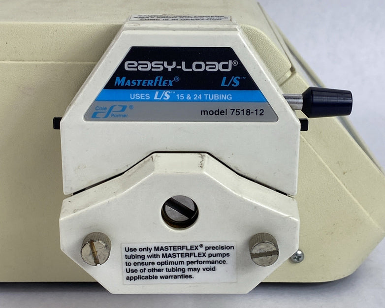 Cole-Parmer Masterflex 7524-00 Microprocessor Pump Drive w/ 7518-12 Pump Head