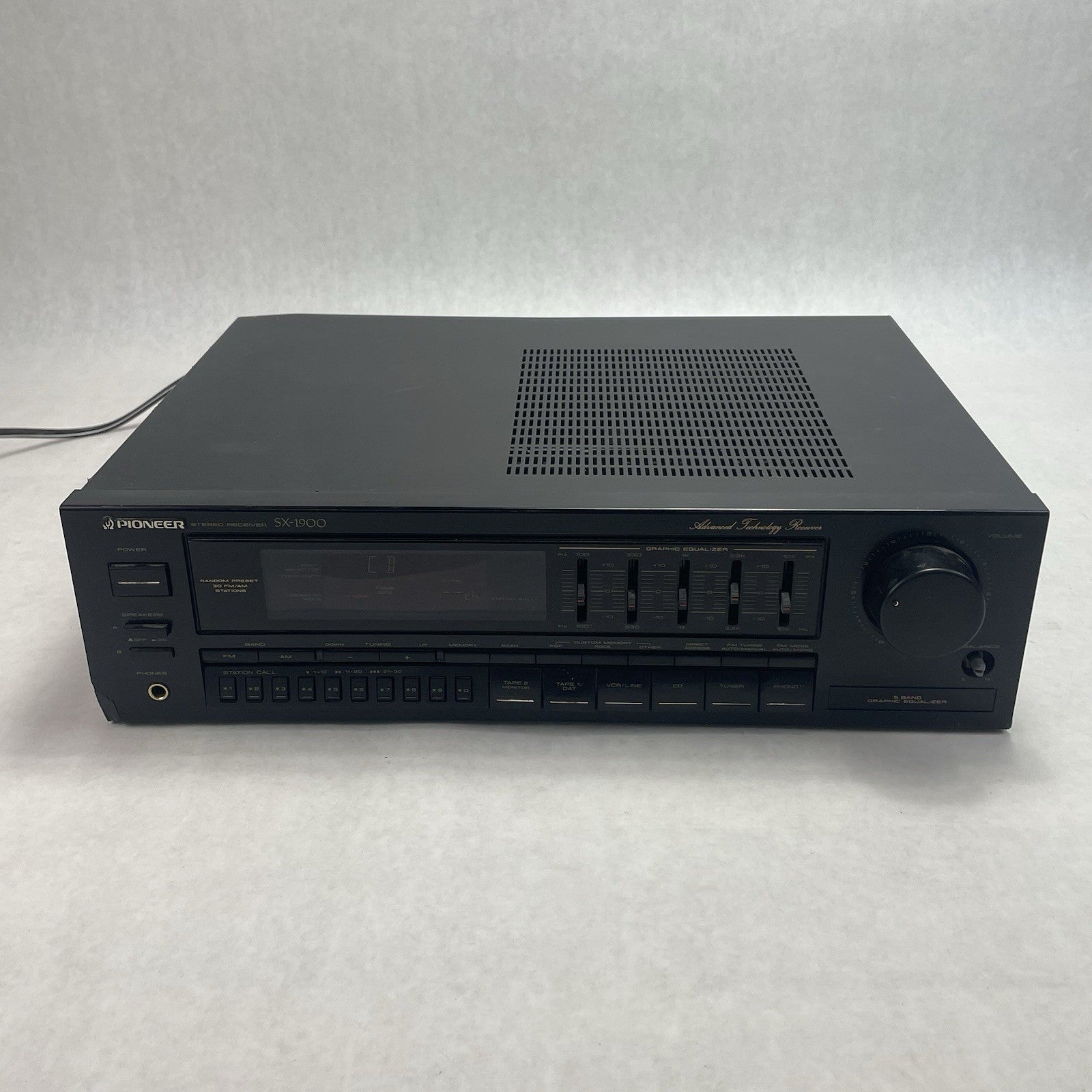 Pioneer SX-1900 Stereo Receiver 5 Band Graphic Equalizer Japan Tested For Parts1