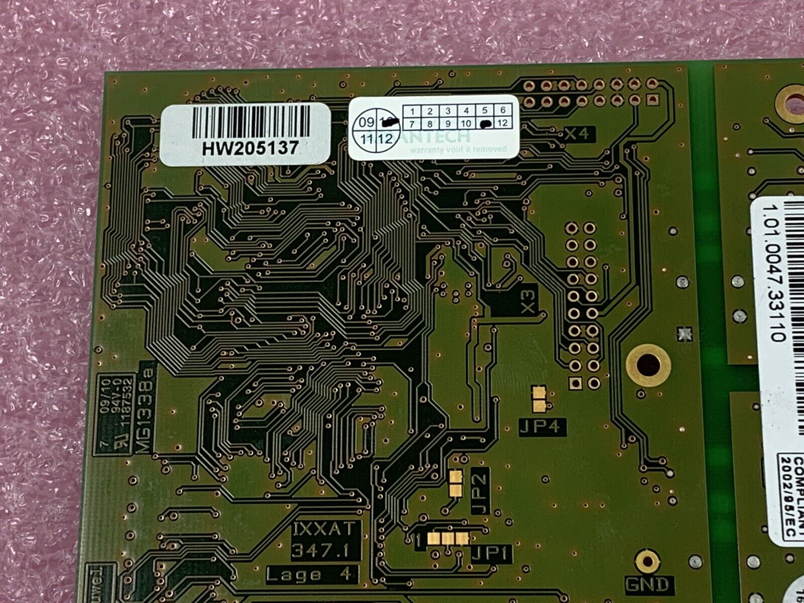 IXXAT iPC-I XC16/PCI V1.2 Intelligent PC CAN Interface Computer PCI Board P4-03
