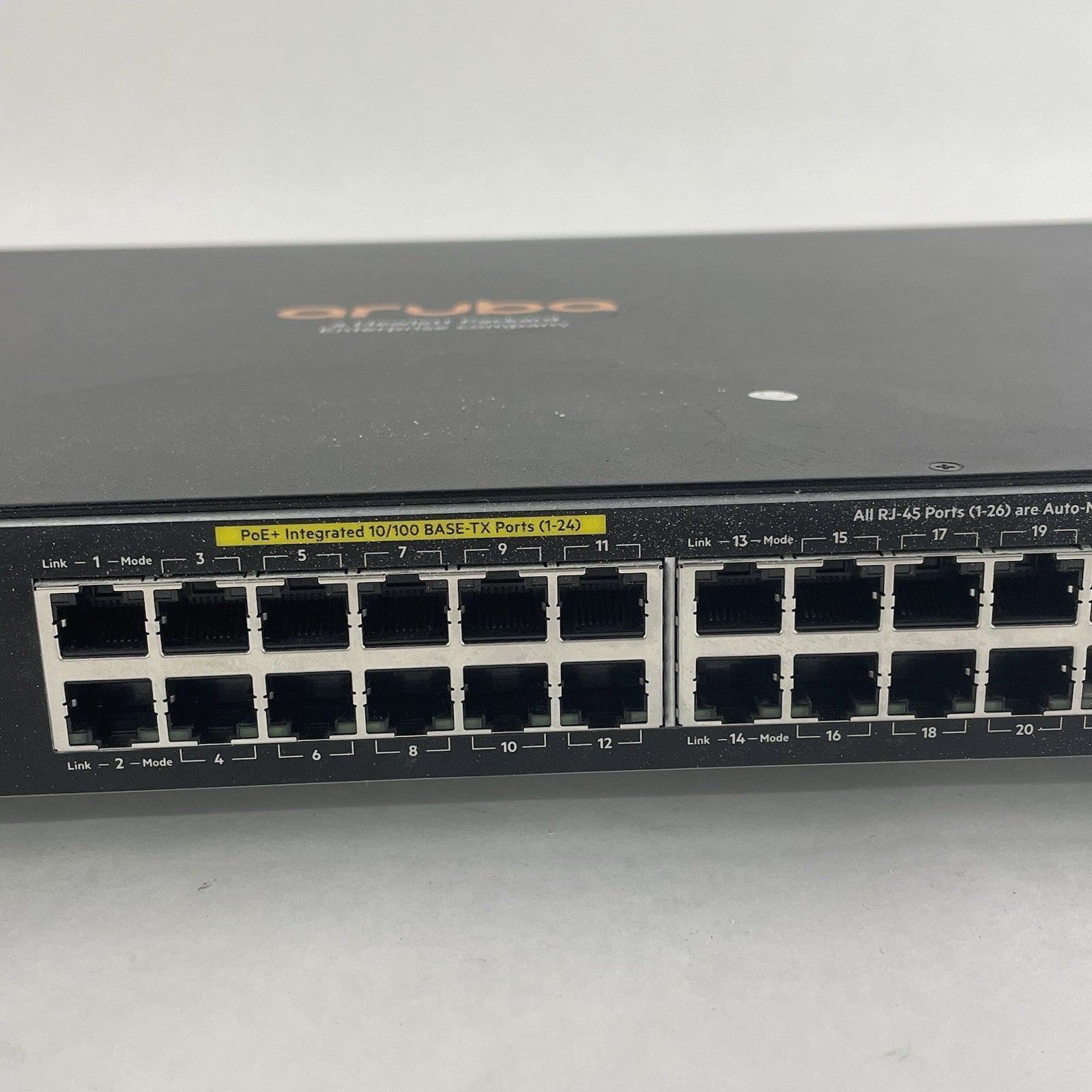 HP J9779-60101 Aruba 2530 24 PoE+ Network Switch Tested & Reset3