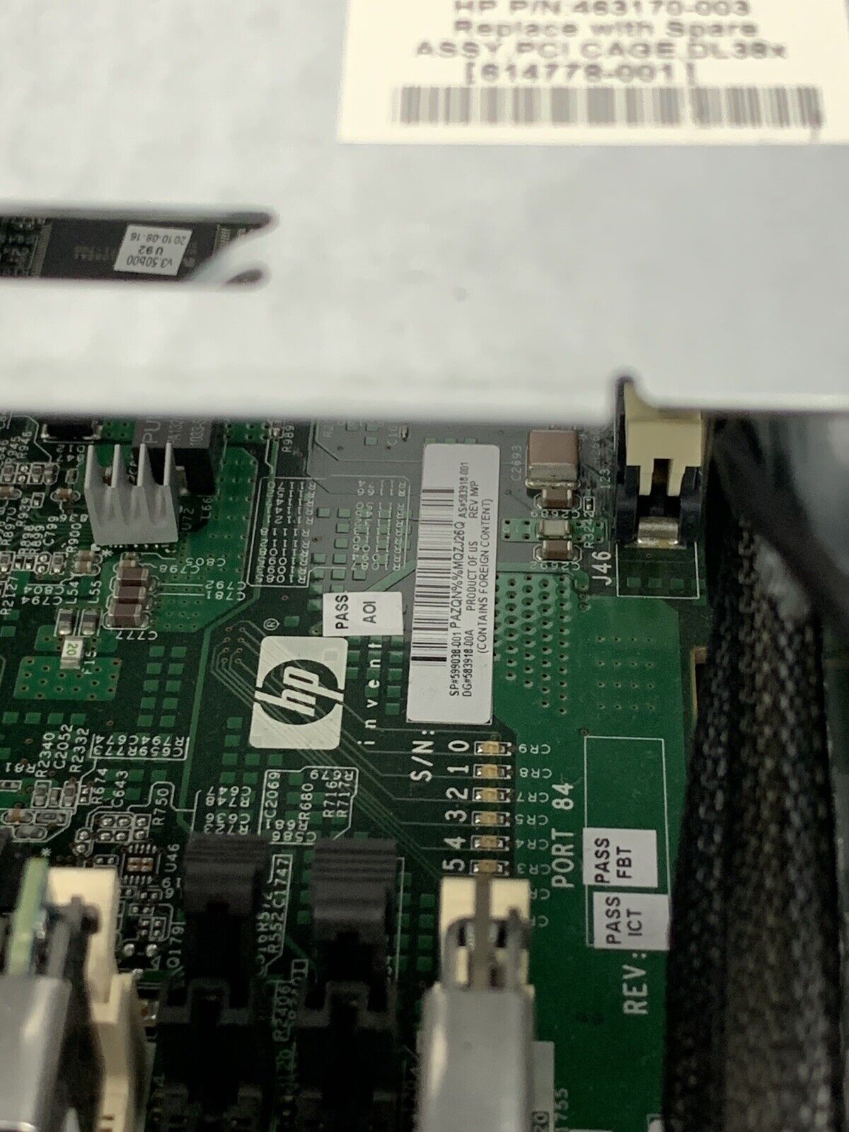 HP Proliant DL380 G7 Server 2x Intel Xeon E5660 2.8 GHz 24 GB RAM No OS No HDD