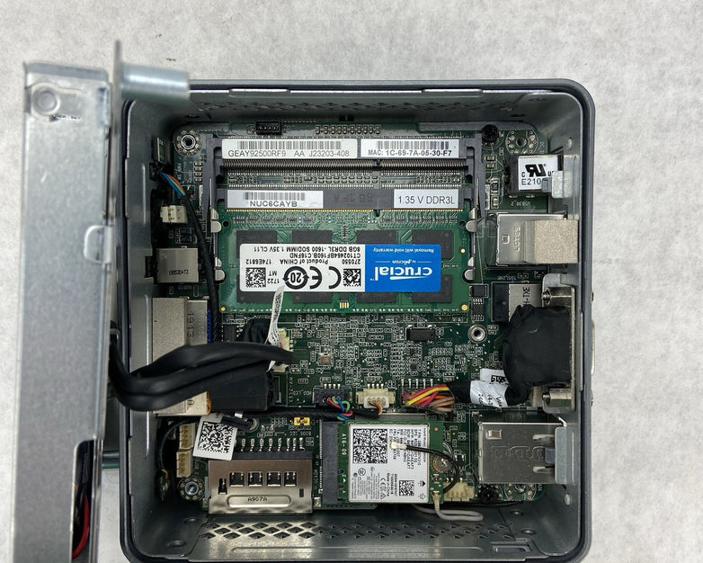Intel NUC6CAY Micro Intel Celeron J3455 1.5GHz 8GB RAM No HDDOSAC